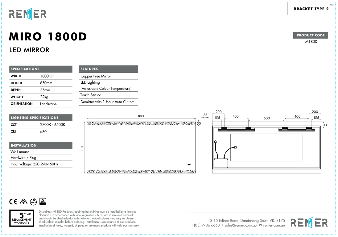 Miro DB - 1800 x 850