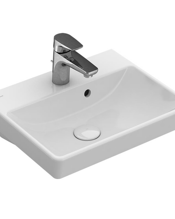 Avento 450 Hand Wash Basin 1 Tap Hole | Trap Cover