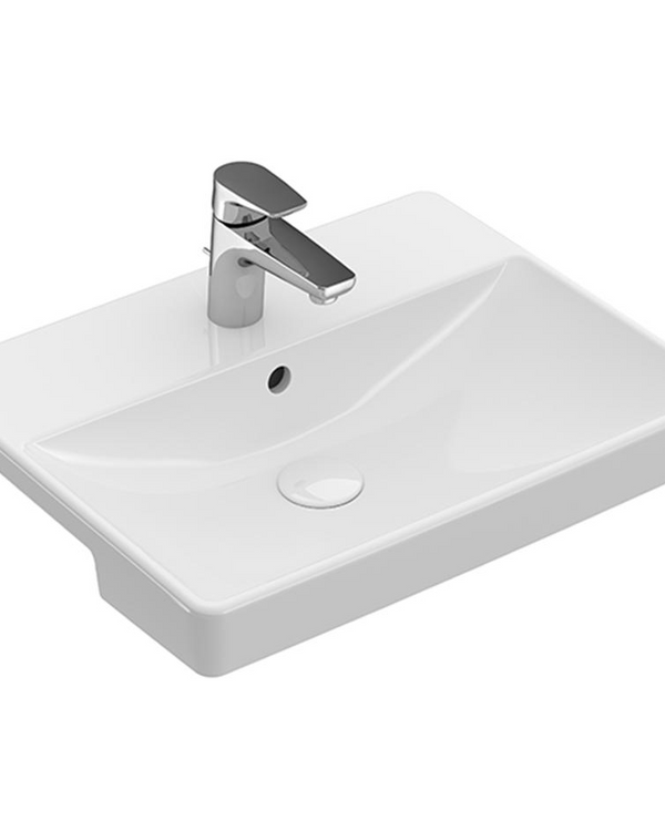 Avento 550 Semi Recessed Basin 1 Tap Hole
