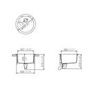 EURO CONCRETE ROUND BOWL SINK