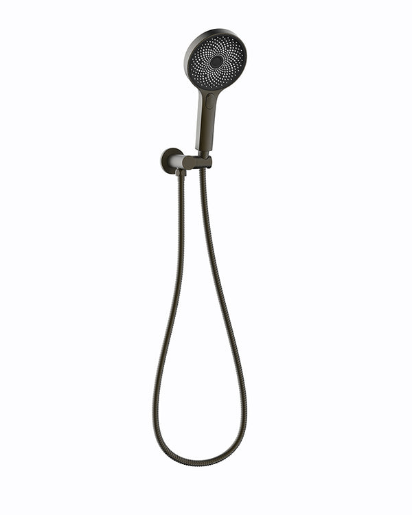 The Gabe Hand Shower With Wall Bracket - Gun Metal