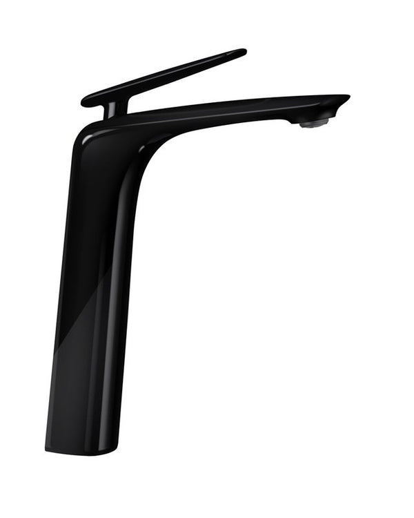 Bellino High Gloss Black Tall Basin Mixer