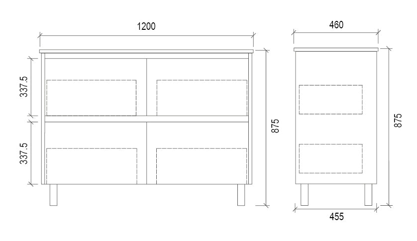 1200mm VC VANITY