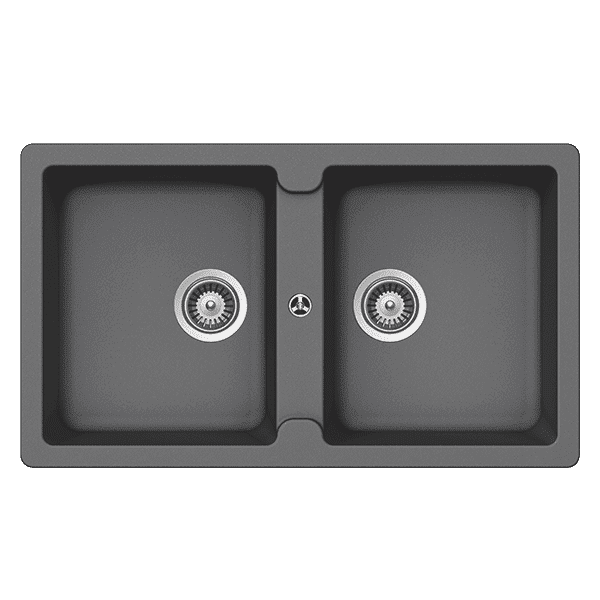 TYPOS N200 CROMA DOUBLE BOWL SINK