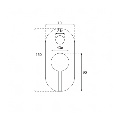 Vita Diverter Mixer Trim
