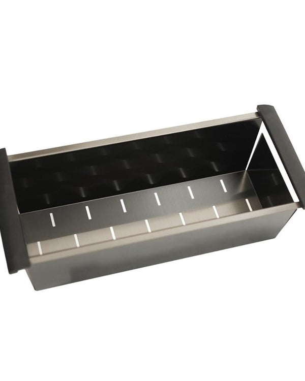 440x190x130mm Gunmetal Stainless Kitchen Sink Colander