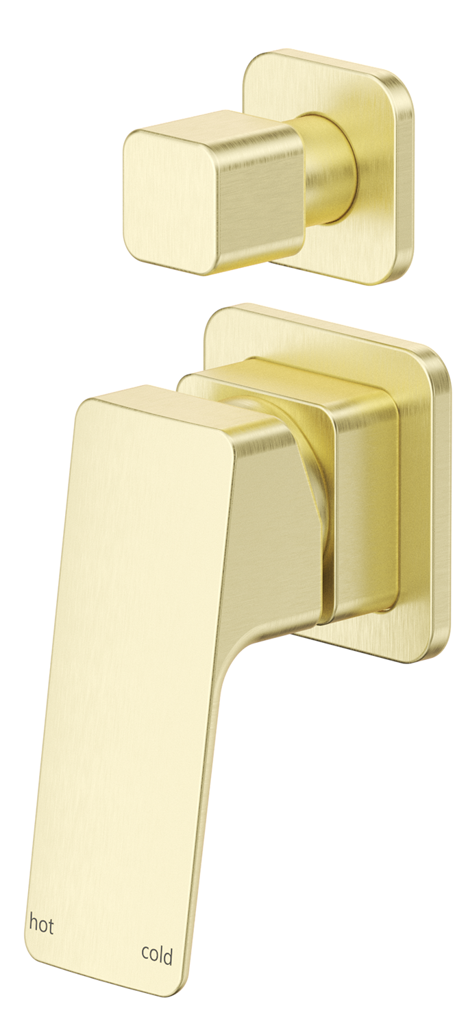 Tiago Shower Mixer Diverter - 2P - TRIM KIT ONLY French Gold