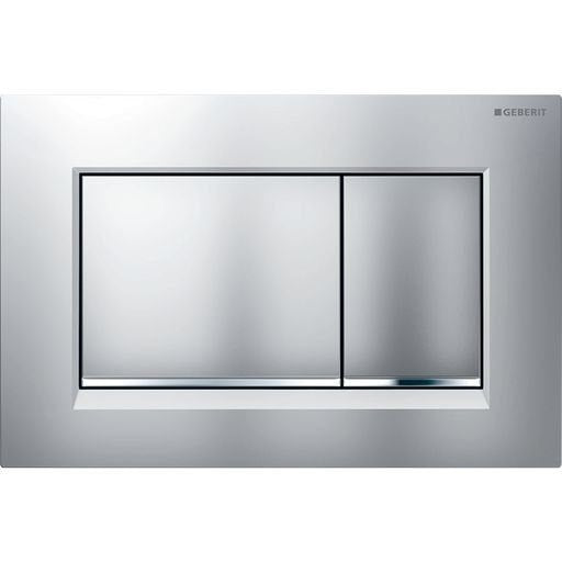 Sigma30 Matte Finish with Chrome Trim ABS Dual Flush/Access Plate(Square Button)