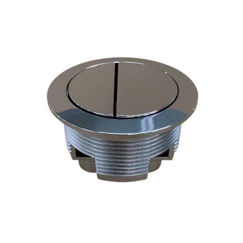 Round Chrome Cistern Dual Flush Button(for Two-piece Toilet)