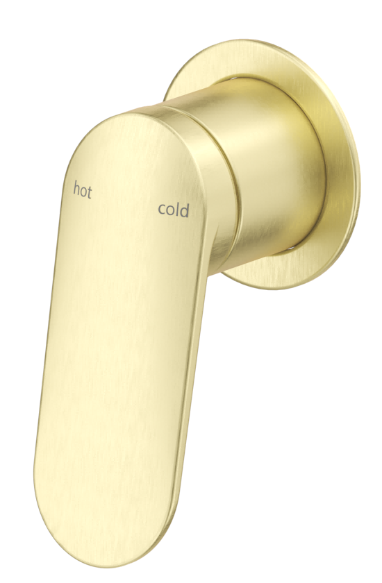 Lantra Shower Mixer - Round Plate - TRIM KIT ONLY French Gold