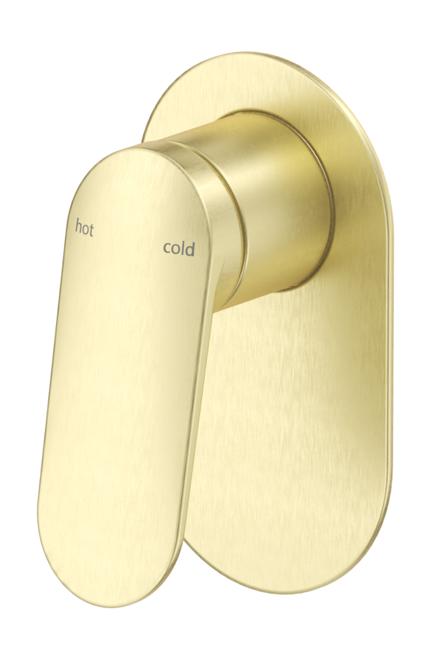 Lantra Shower Mixer - Oval Plate - TRIM KIT ONLY French Gold