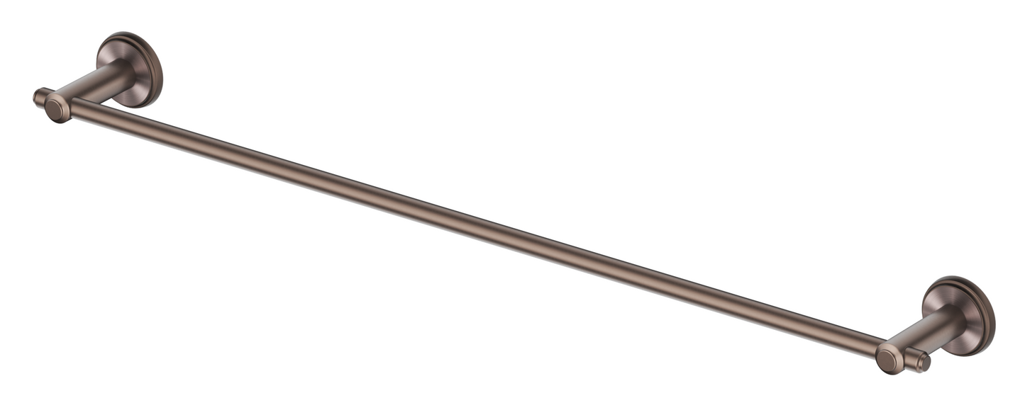Mica Heritage Single Towel Rail Dusk Bronze