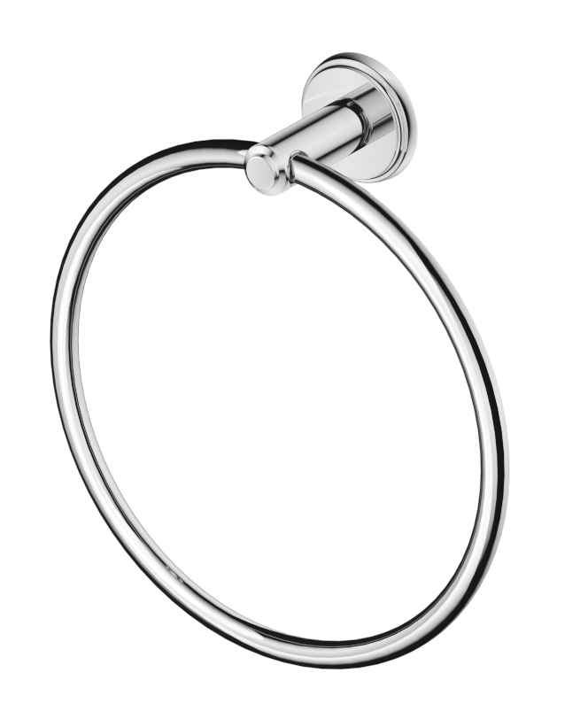 Mica Heritage Towel Ring Chrome
