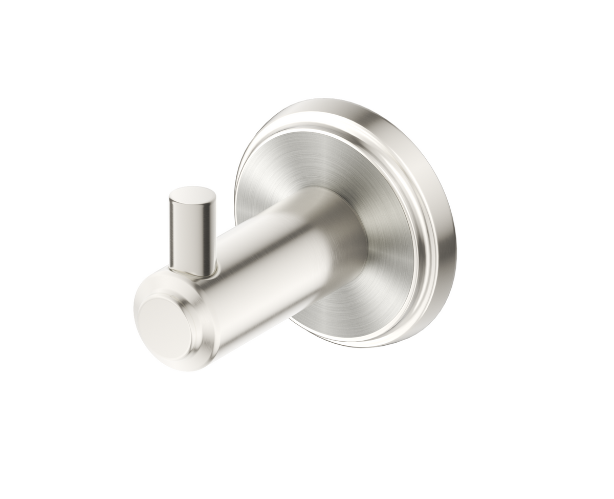 Mica Heritage Robe Hook Brushed Nickel