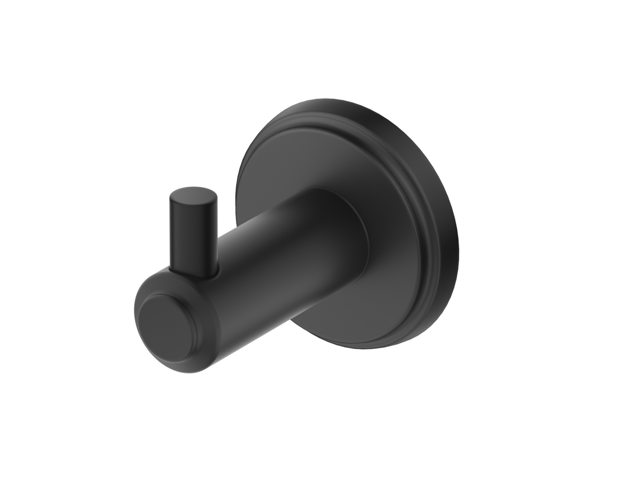 Mica Heritage Robe Hook Black
