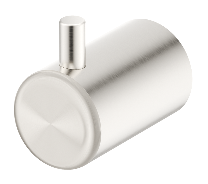 Mica Care Wall Hook Brushed Nickel