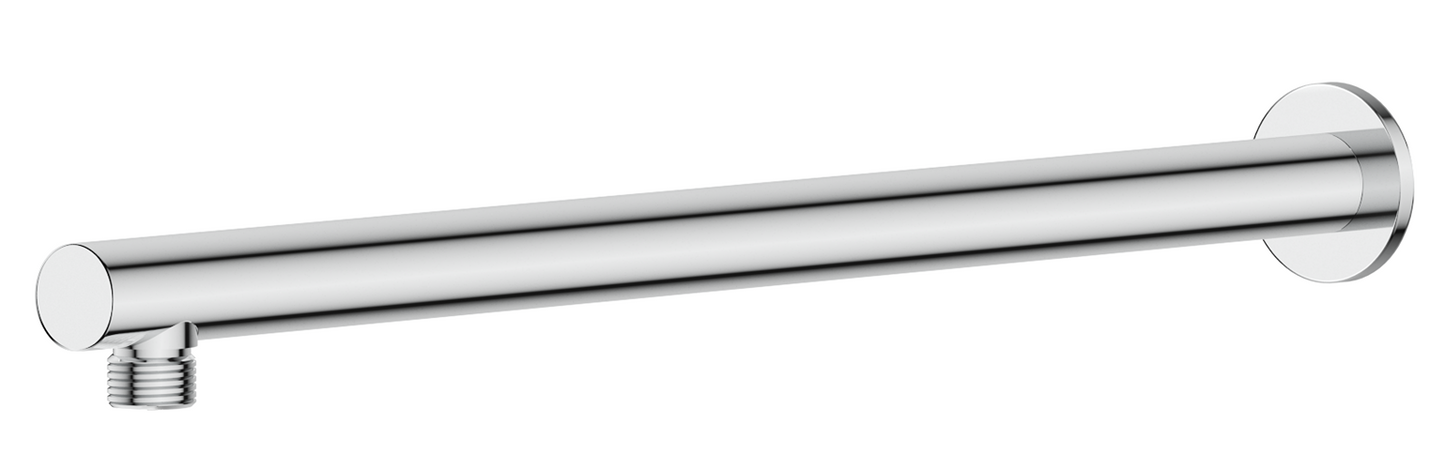 Mica Wall Shower Arm - 450mm - Straight Chrome