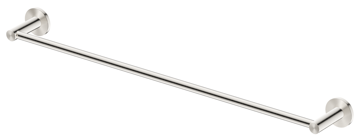 Mica Single Towel Rail Brushed Nickel