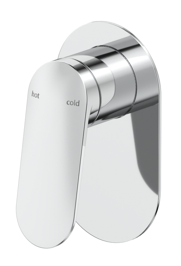 Lantra Shower Mixer - Oval Plate - TRIM KIT ONLY Chrome