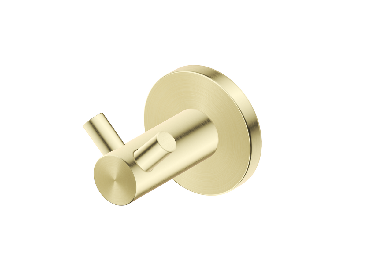 Mica Double Robe Hook French Gold