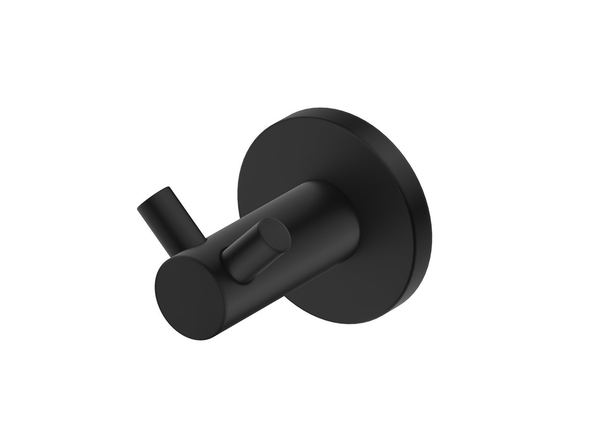 Mica Double Robe Hook Black