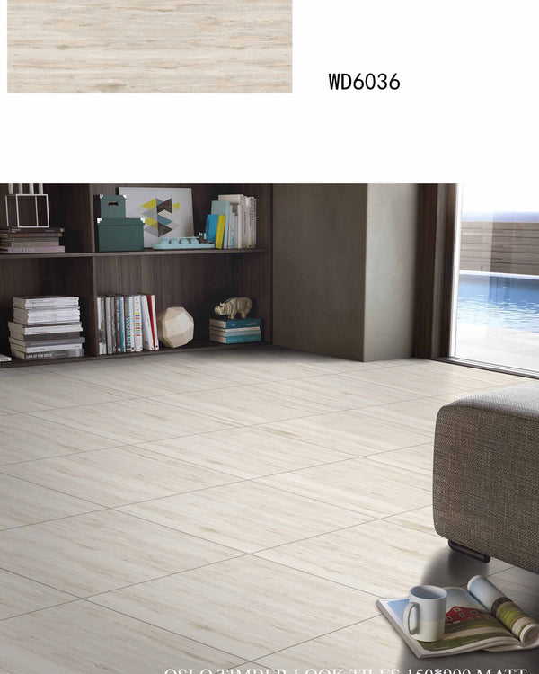 OSLO TIMBER MATT - BIANCO 150* 900