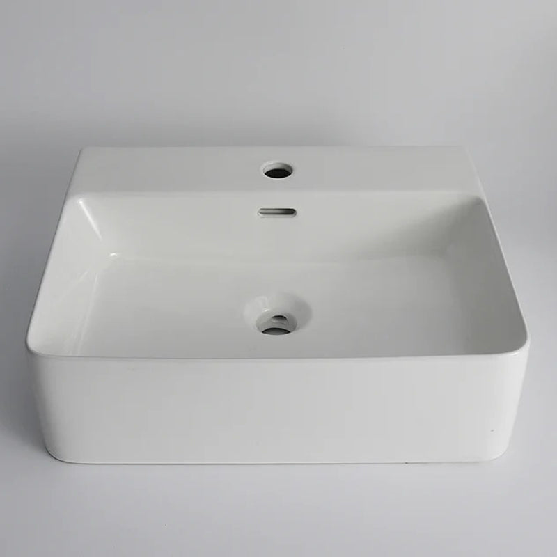 520*420*160mm Gloss White Wall Hung Basin