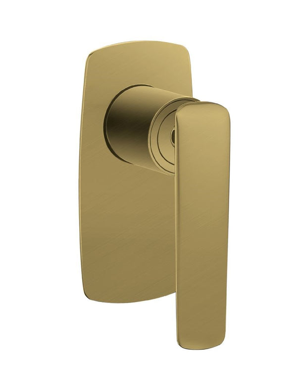 Bellino Brushed Yellow Gold Wall Mixer