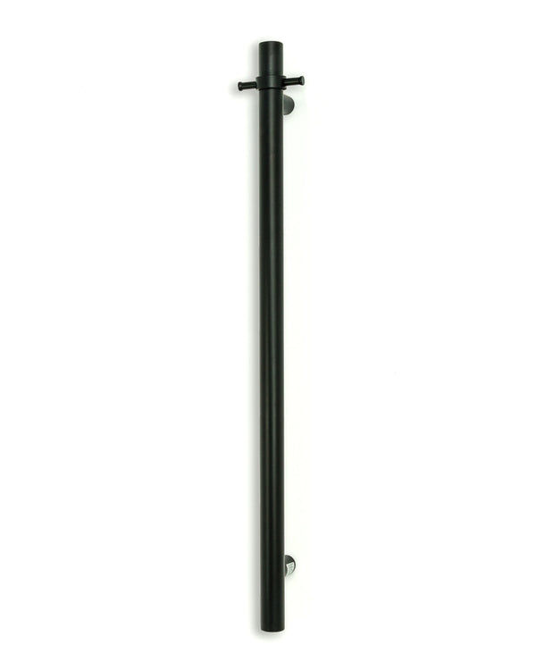 Vertical Towel Rail Hook for Vertical Heated Bar Black