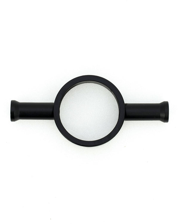 Vertical Towel Rail Hook for Vertical Heated Bar Black