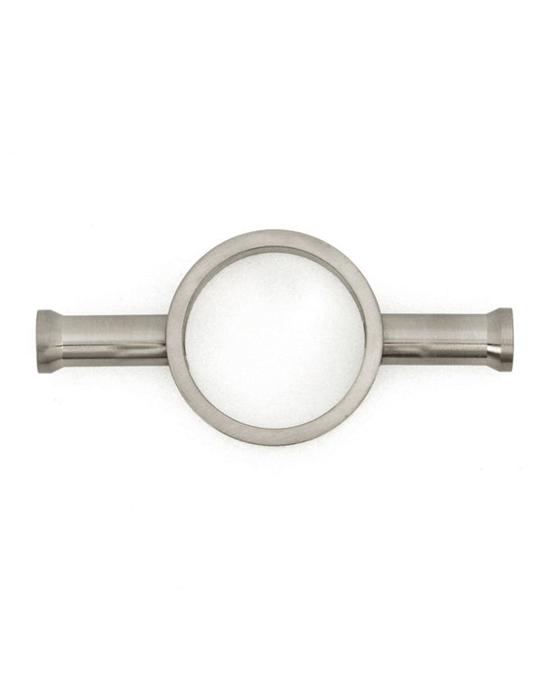 Vertical Towel Rail Hook for Vertical Heated Bar Brushed Nickel