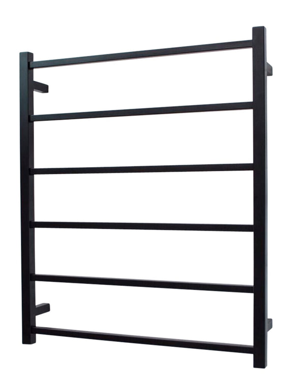 Black 700 x 830mm Squ Non Heated Towel Rail