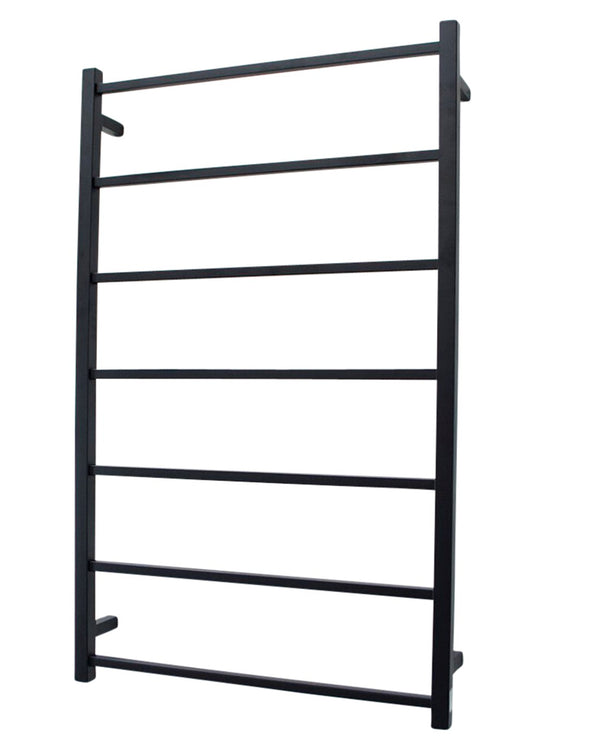 Black 700 x 1130mm Squ Non Heated Towel Rail