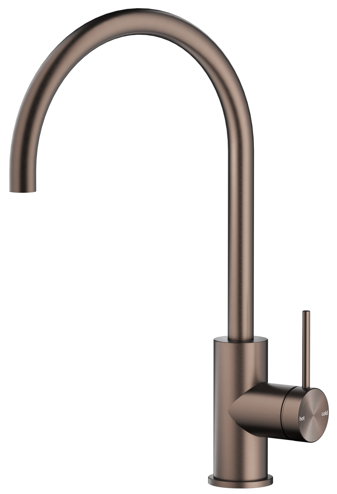 Mica Gooseneck Sink Mixer Dusk Bronze