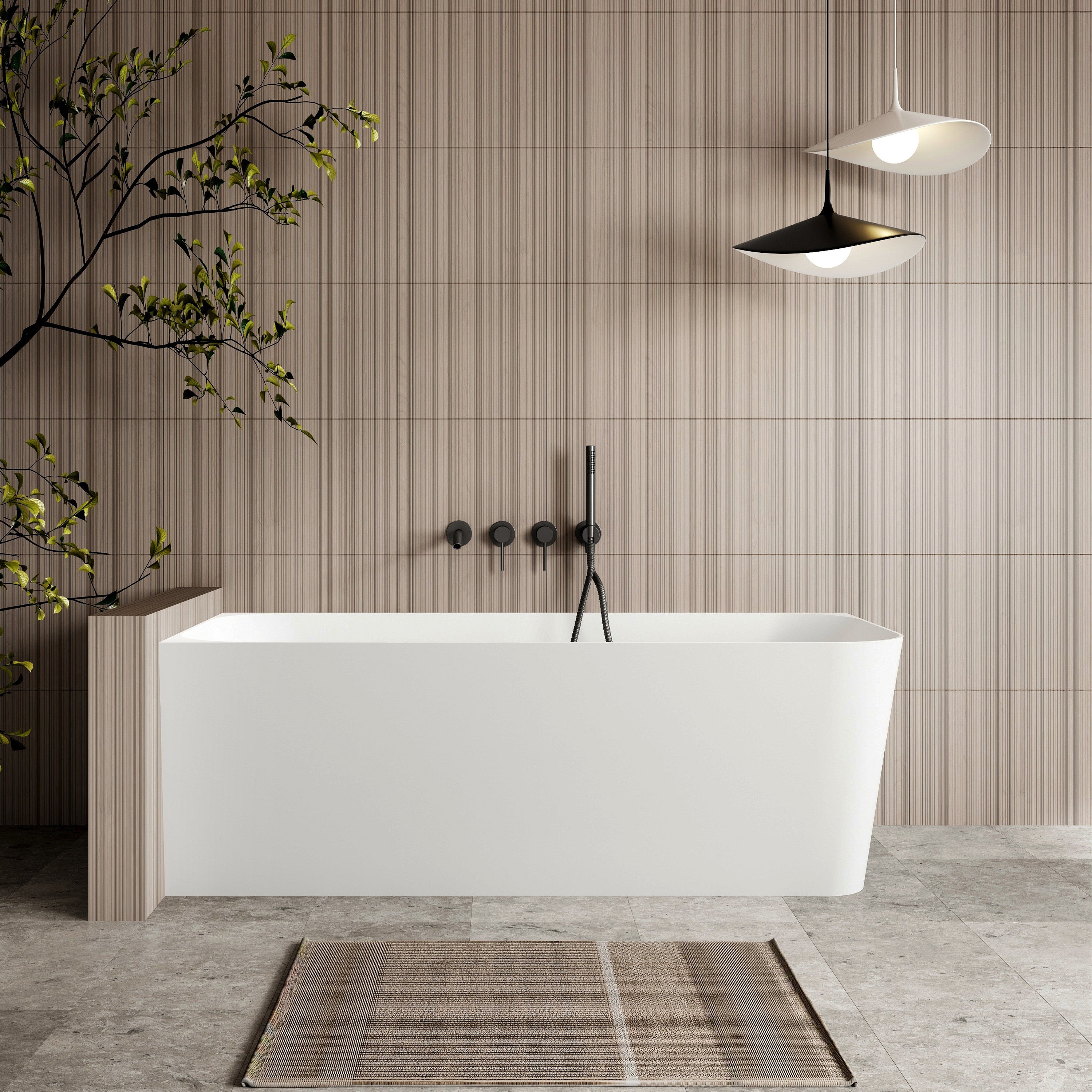 Ashton 1500mm left hand corner (matte white)