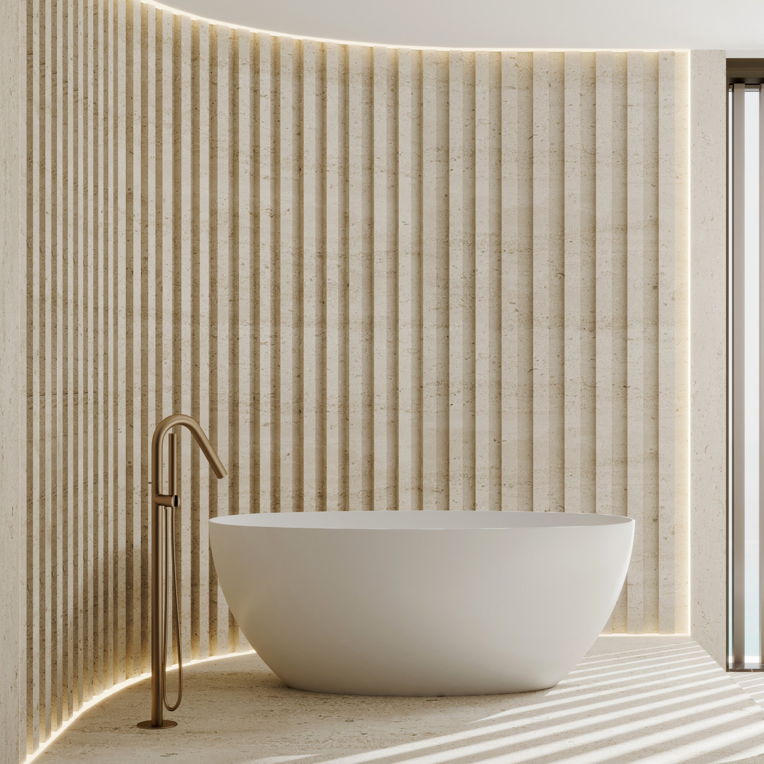 Egg shell bath 1500mm (gloss white)