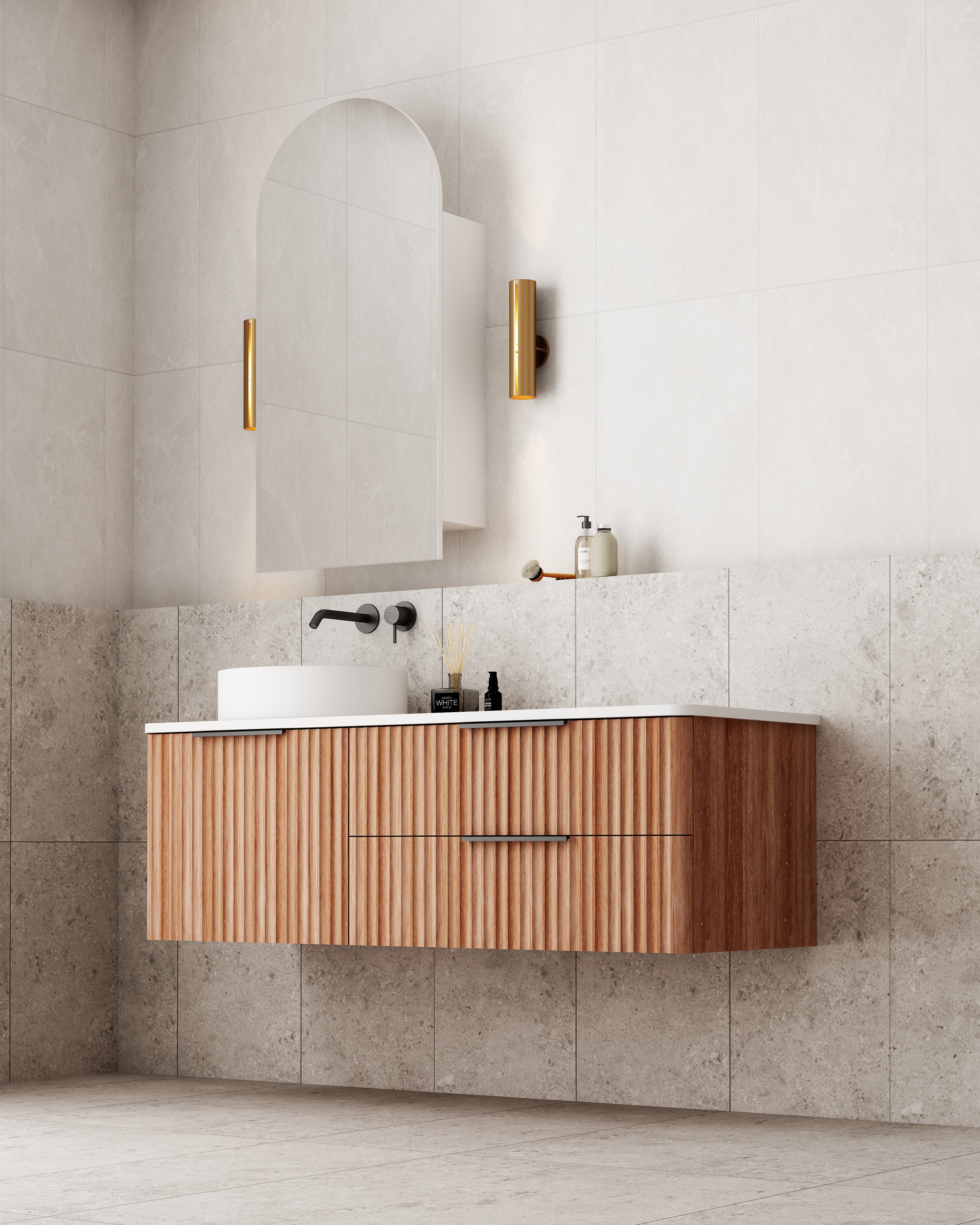 Gravity LHS 1200x460x405mm Walnut