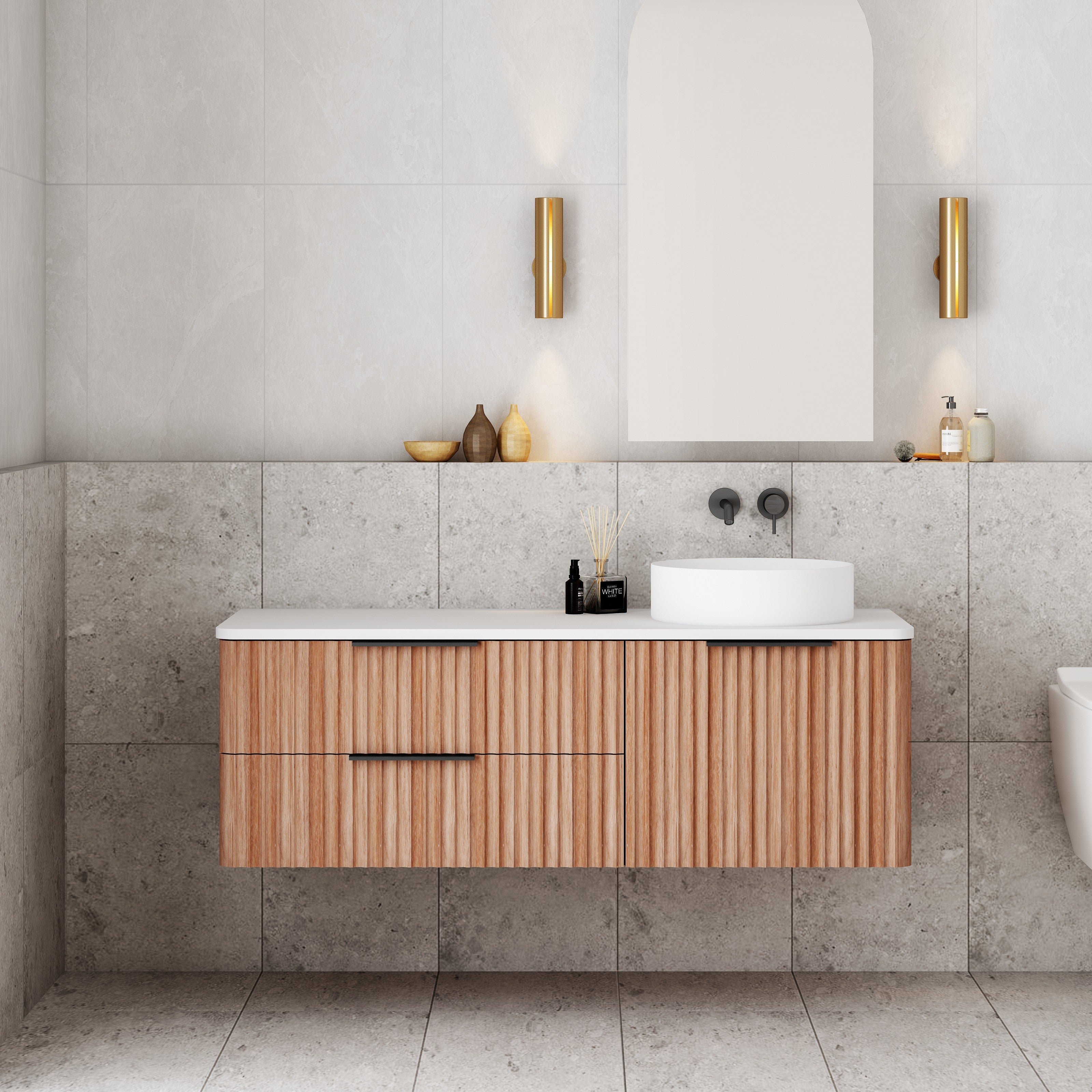 Gravity RHS 1200x460x405mm Walnut