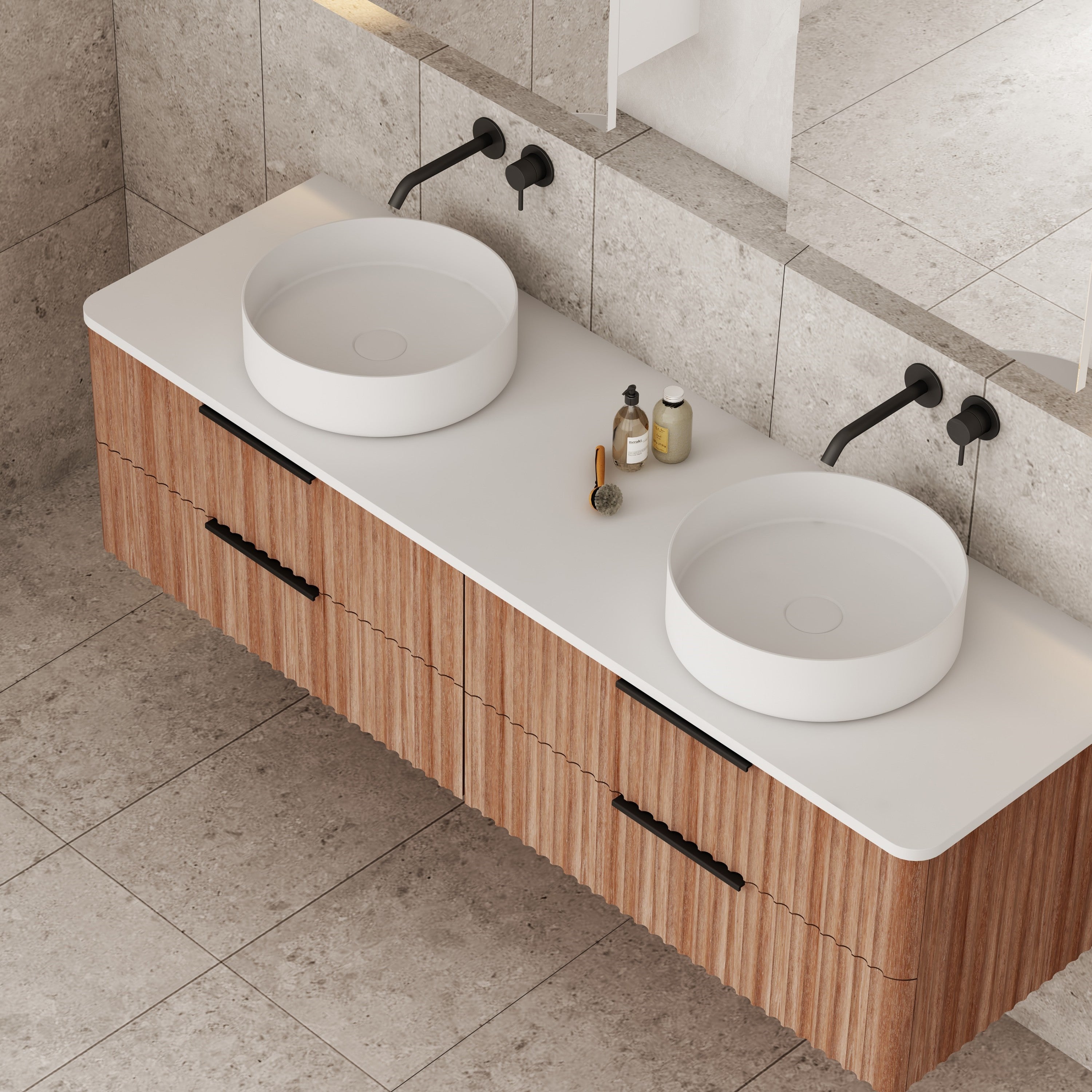 Gravity 1500x460x405mm Walnut
