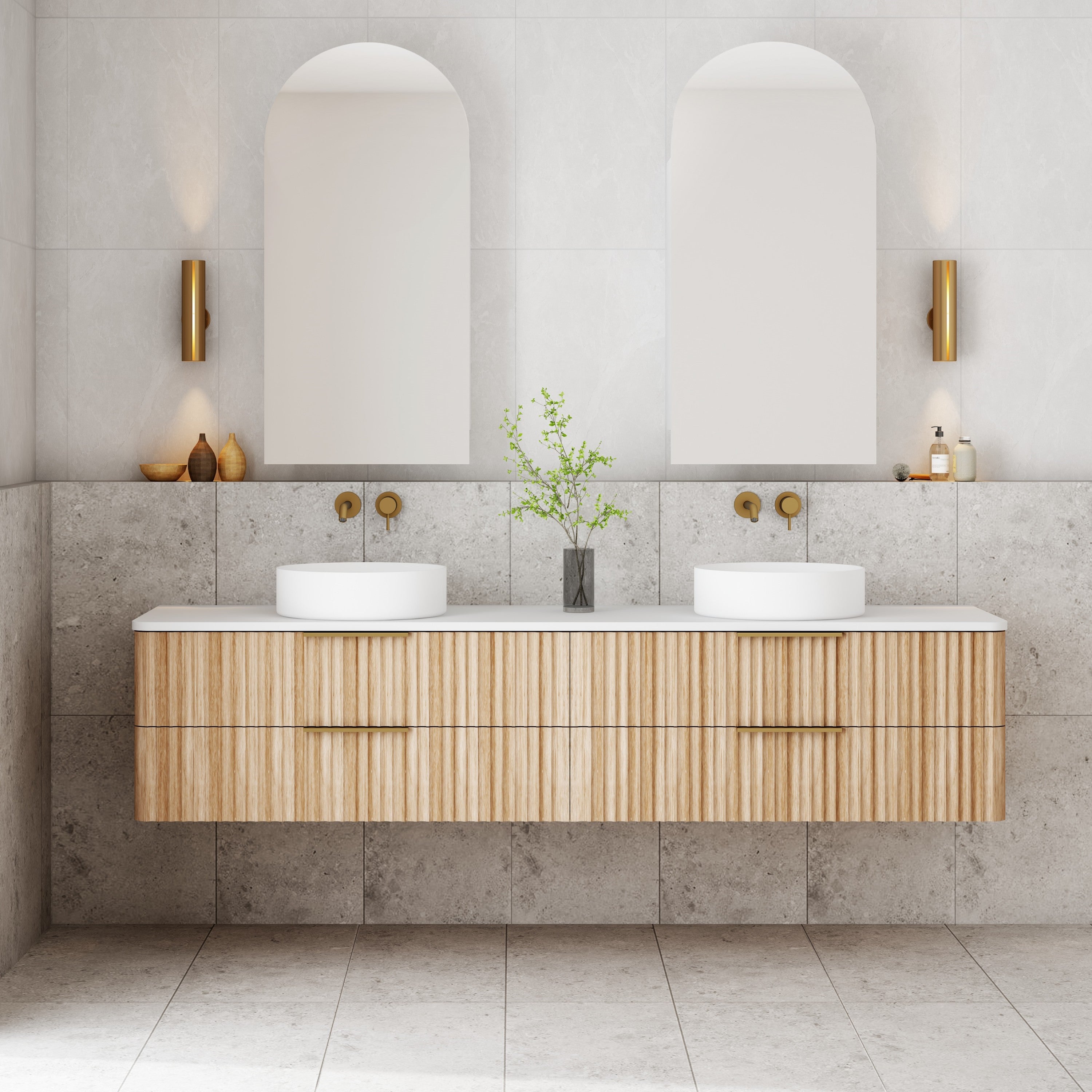Gravity 1800x460x405mm Natural Oak