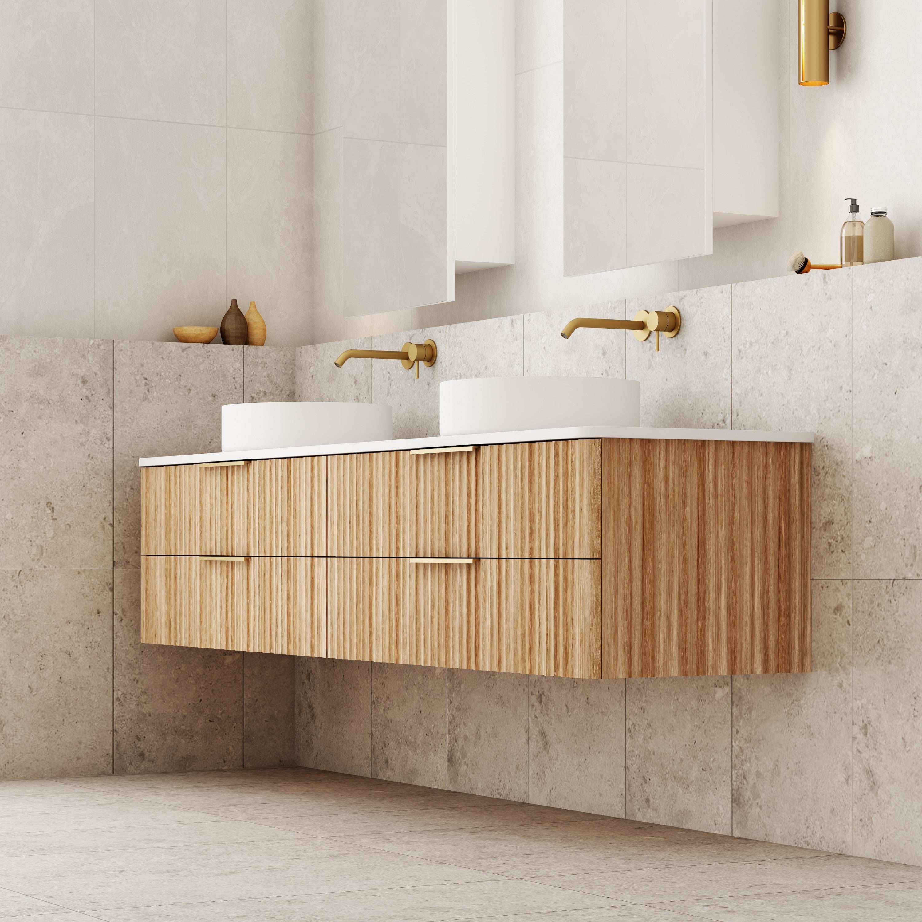 Gravity 1800x460x405mm Natural Oak