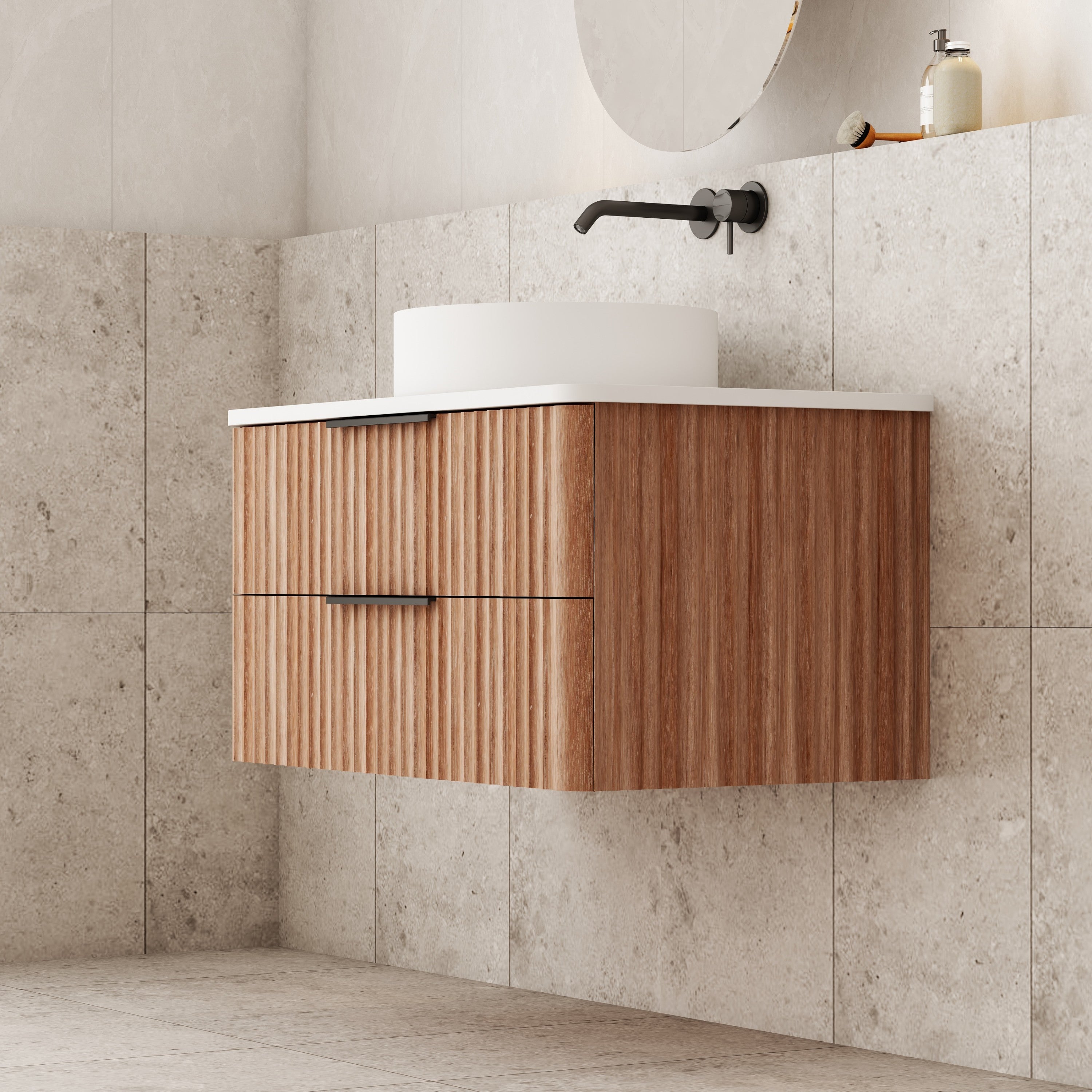 Gravity 750x460x405mm Walnut