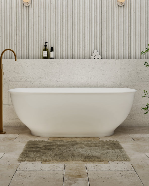 Hampton bath 1500mm (matte white)
