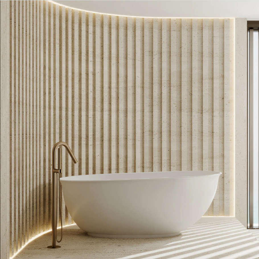 Vita high rise bath 1500mm (matte white)
