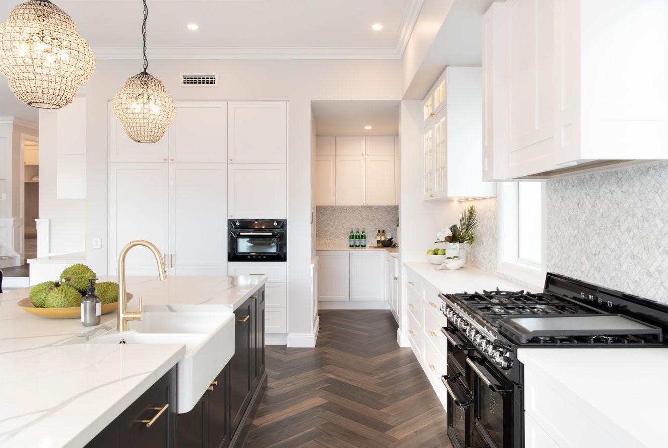 Chester 80x50 1TH Double Bowl Fireclay Sink (Overflow)