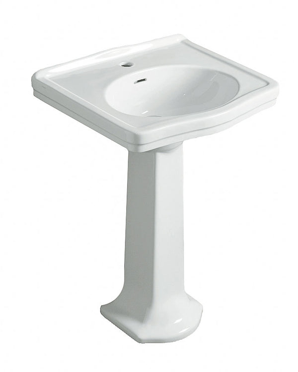 Claremont 58x45 Basin & Pedestal - 3TH