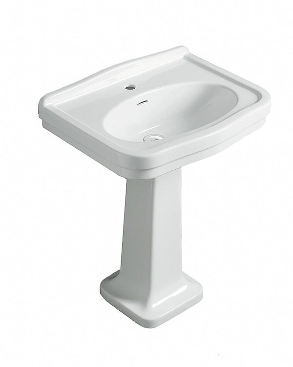 Claremont 68x51 Basin & Pedestal - 3TH