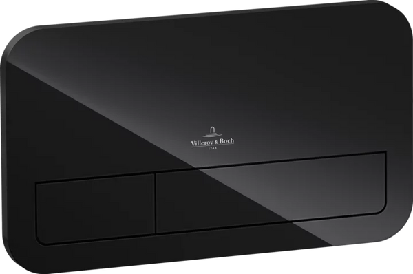 ViConnect L200 LED Flush Plate Glossy Black Glass
