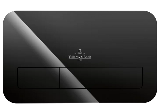 ViConnect M200 Flush Plate Glossy Black Glass