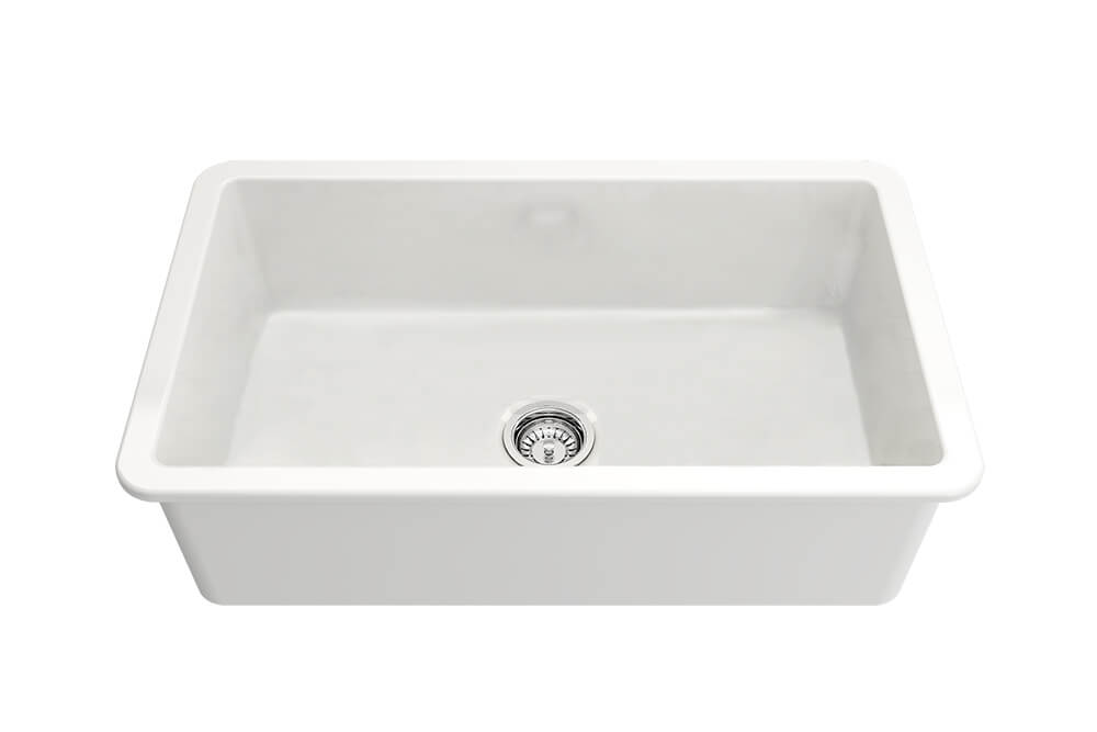 KIT - Cuisine 81x48 Inset / Undermount (Overflow) – Matte White